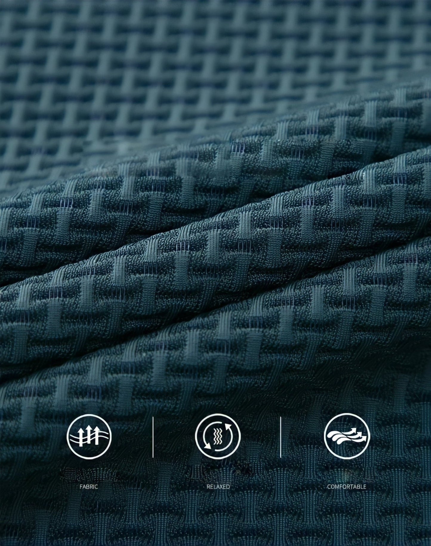 Hochwertiges Texturiertes Slim Fit Polo-Shirt